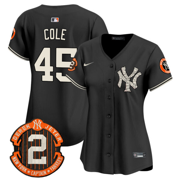 Women's Yankees Halloween Vapor Premier Limited Jersey - All Stitched - Image 13