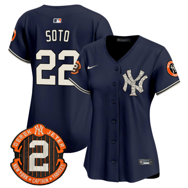 Women's Yankees Halloween Vapor Premier Limited Jersey - All Stitched - Image 30
