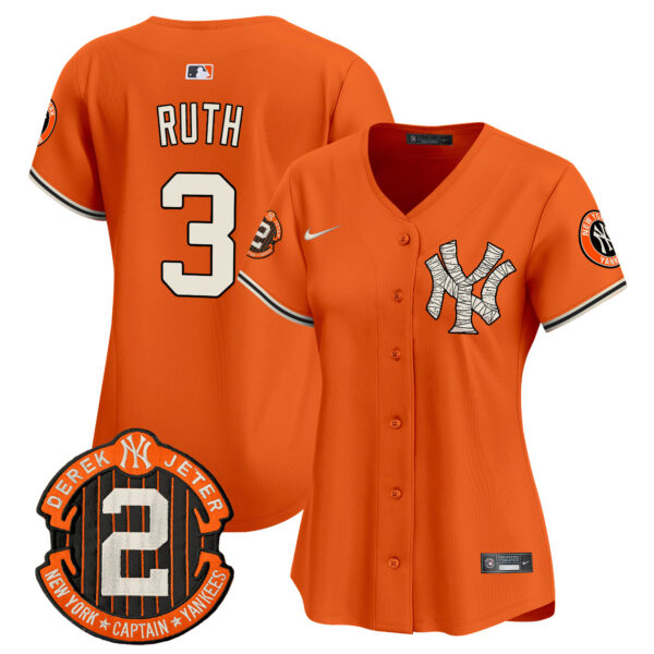 Women's Yankees Halloween Vapor Premier Limited Jersey - All Stitched - Image 3