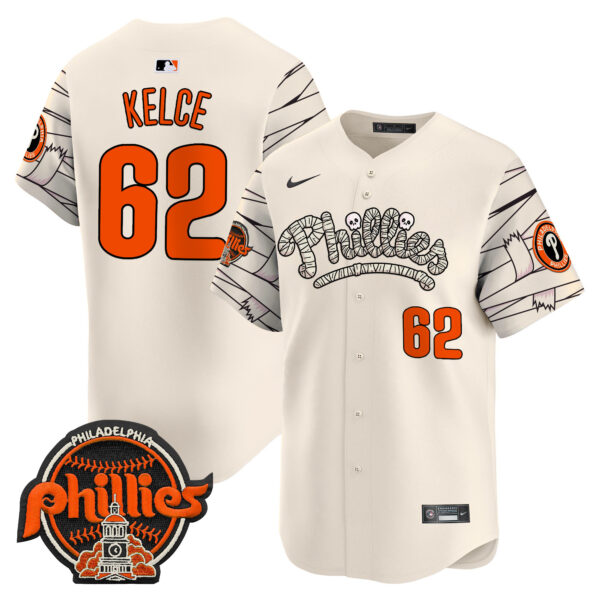 Men's Phillies Halloween Vapor Premier Limited Jersey V2 - All Stitched - Image 7