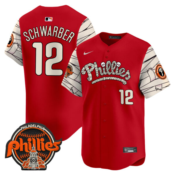 Men's Phillies Halloween Vapor Premier Limited Jersey V2 - All Stitched - Image 43