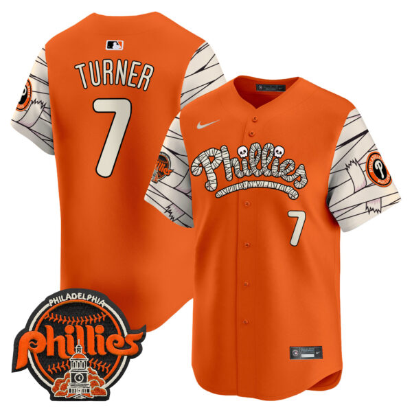 Men's Phillies Halloween Vapor Premier Limited Jersey V2 - All Stitched - Image 12