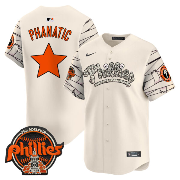 Men's Phillies Halloween Vapor Premier Limited Jersey V2 - All Stitched - Image 9