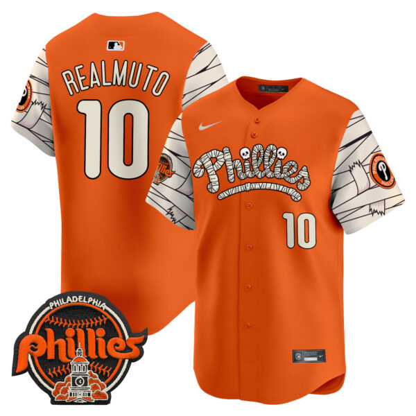 Men's Phillies Halloween Vapor Premier Limited Jersey V2 - All Stitched - Image 14