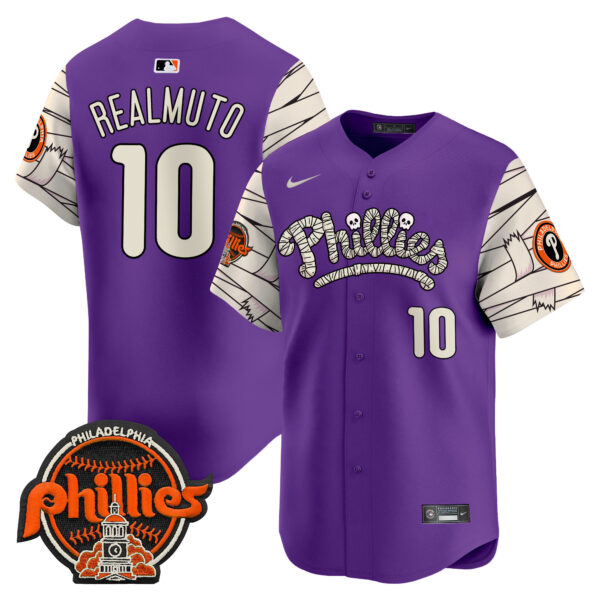 Men's Phillies Halloween Vapor Premier Limited Jersey V2 - All Stitched - Image 32