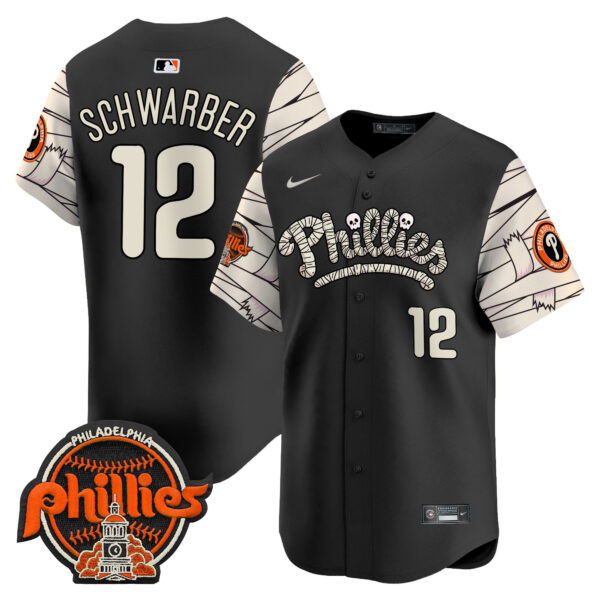 Men's Phillies Halloween Vapor Premier Limited Jersey V2 - All Stitched - Image 25
