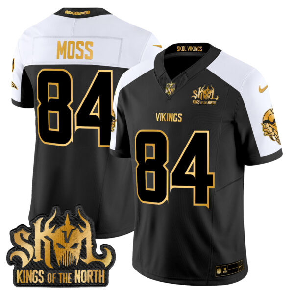 Men's Minnesota Vikings 2024 Winter Warrior Skol Patch Gold Vapor Limited Jersey - All Stitched - Image 9