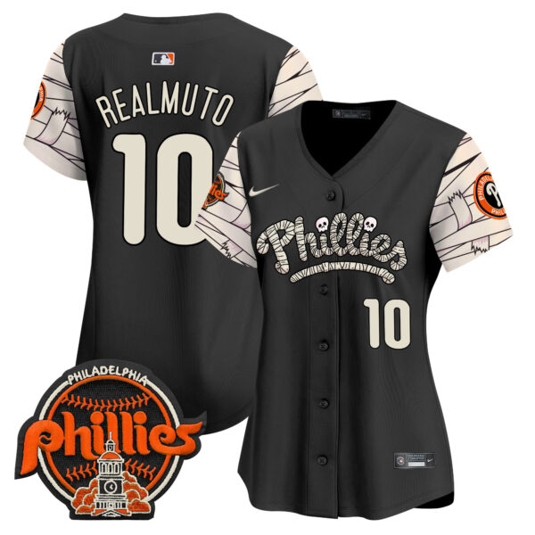 Women's Phillies Halloween Vapor Premier Limited Jersey V2 - All Stitched - Image 23