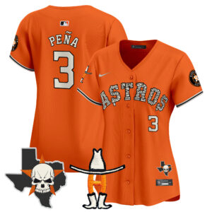 Women's Houston Astros Halloween Vapor Premier Limited Jersey - All Stitched