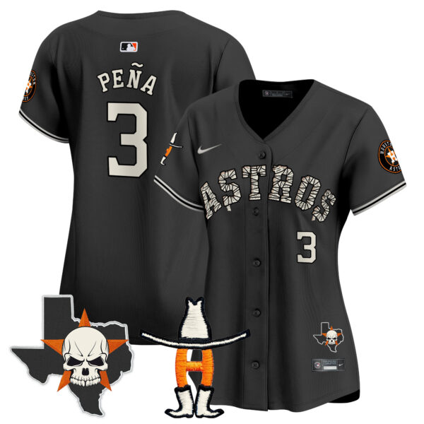 Women's Houston Astros Halloween Vapor Premier Limited Jersey - All Stitched - Image 10