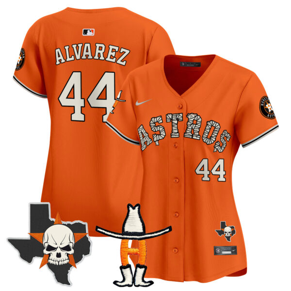 Women's Houston Astros Halloween Vapor Premier Limited Jersey - All Stitched - Image 6