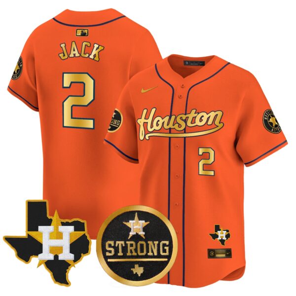 Men's Astros "Houston Strong" Patch Vapor Premier Limited Jersey - All Stitched - Image 22