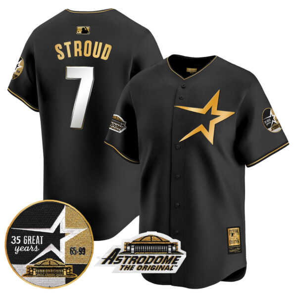 Men's Astros 1999 Throwback 35th & Astrodome Patch Vapor Premier Limited Jersey - All Stitched - Image 22