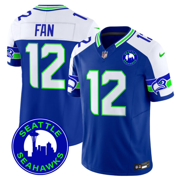 Men's Seahawks 2025 Seattle City Patch Vapor Limited Jersey - All Stitched - Image 16