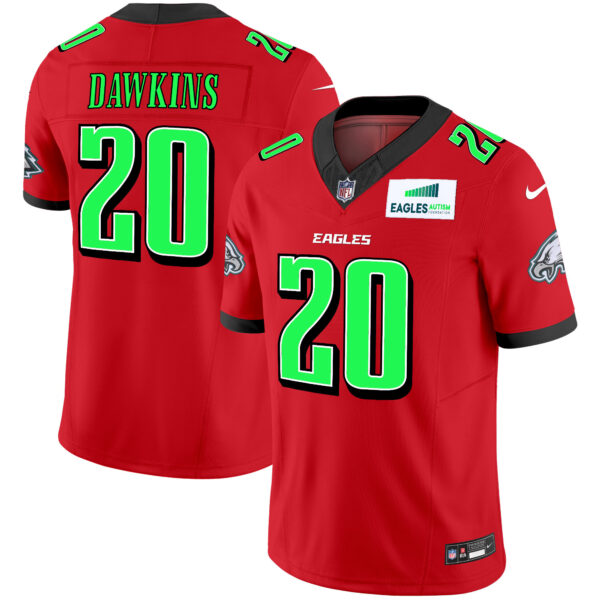 Men's Eagles Autism Foundation Patch Vapor Limited Jersey - All Stitched - Image 40