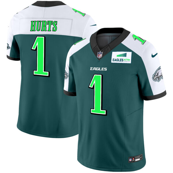Men's Eagles Autism Foundation Patch Vapor Limited Jersey - All Stitched - Image 27
