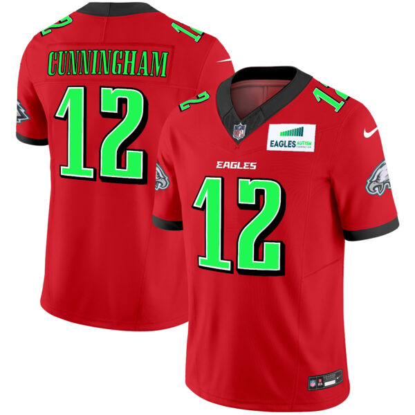 Men's Eagles Autism Foundation Patch Vapor Limited Jersey - All Stitched - Image 38