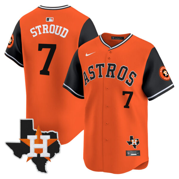 Men's Astros Nicknames Vapor Premier Limited Jersey - All Stitched - Image 3