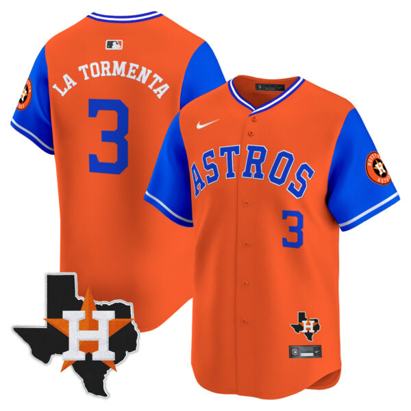 Men's Astros Nicknames Vapor Premier Limited Jersey - All Stitched - Image 14