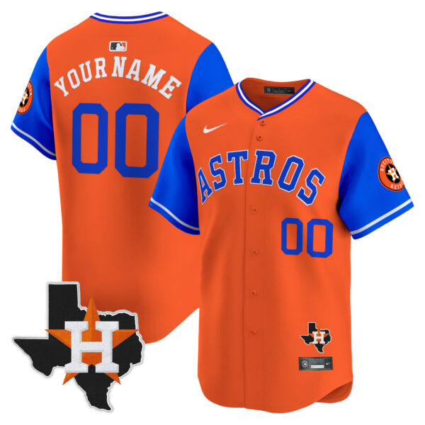 Astros Nicknames Vapor Premier Limited Custom Jersey - All Stitched - Image 2