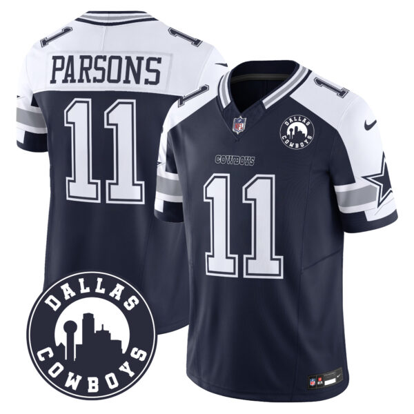 Men's Cowboys "Dallas City" Patch Vapor Limited Jersey - All Stitched - Image 22
