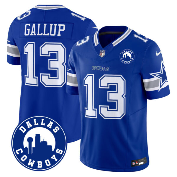 Men's Cowboys "Dallas City" Patch Vapor Limited Jersey - All Stitched - Image 13