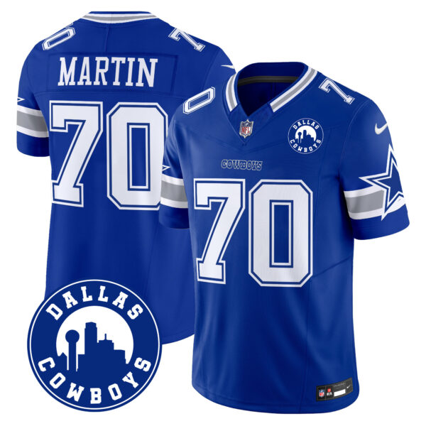 Men's Cowboys "Dallas City" Patch Vapor Limited Jersey - All Stitched - Image 14