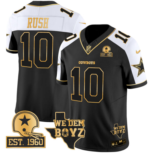 Men's Cowboys Est. 1960 & We Dem Boyz Patch Gold Vapor Limited Jersey V2 - All Stitched - Image 5