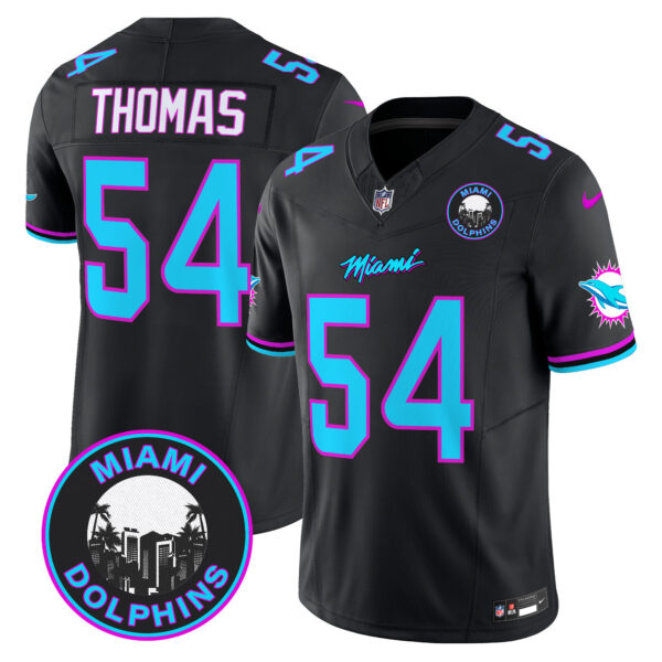 Men's Dolphins "Miami Vice" Vapor Limited Jersey V3 - All Stitched - Image 38