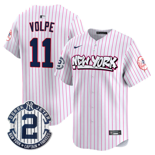 Men's New York Yankees Graffiti Vapor Premier Limited Jersey V2 - All Stitched - Image 38