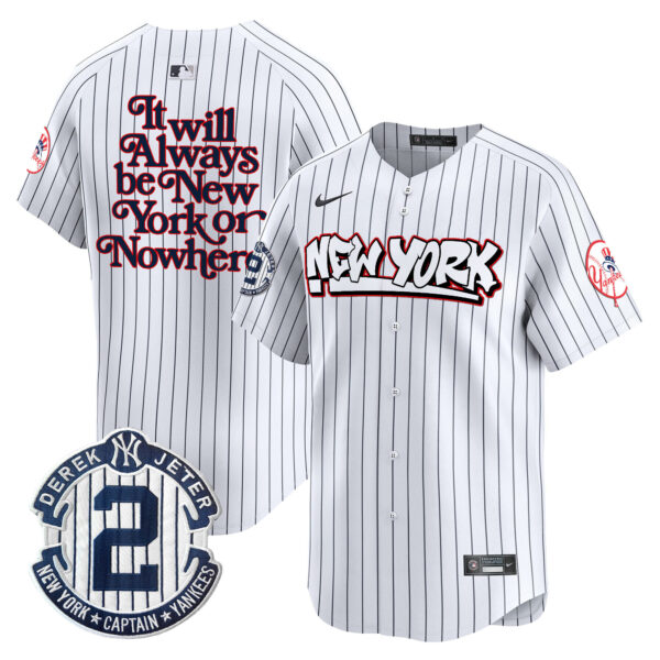 Men's New York Yankees Graffiti Vapor Premier Limited Jersey V2 - All Stitched - Image 17