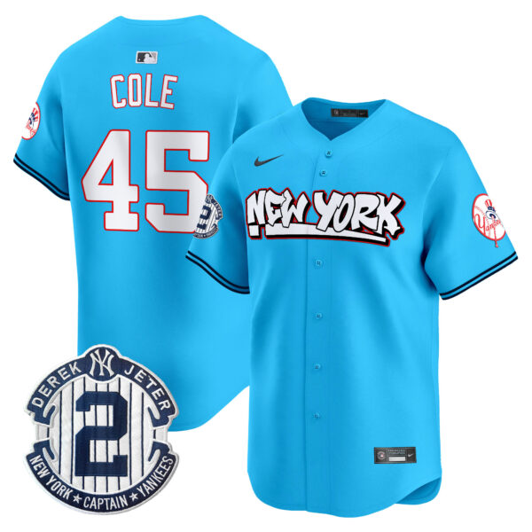 Men's New York Yankees Graffiti Vapor Premier Limited Jersey V2 - All Stitched - Image 32