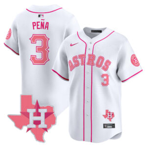 Unisex Astros Bubblegum Pink Vapor Premier Limited Jersey V2 - All Stitched