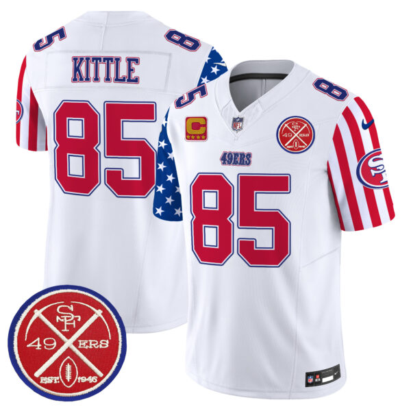 Men's 49ers American Style Vapor Limited Jersey - All Stitched - Image 4
