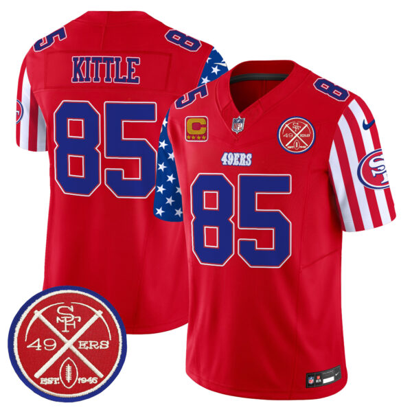 Men's 49ers American Style Vapor Limited Jersey - All Stitched - Image 15