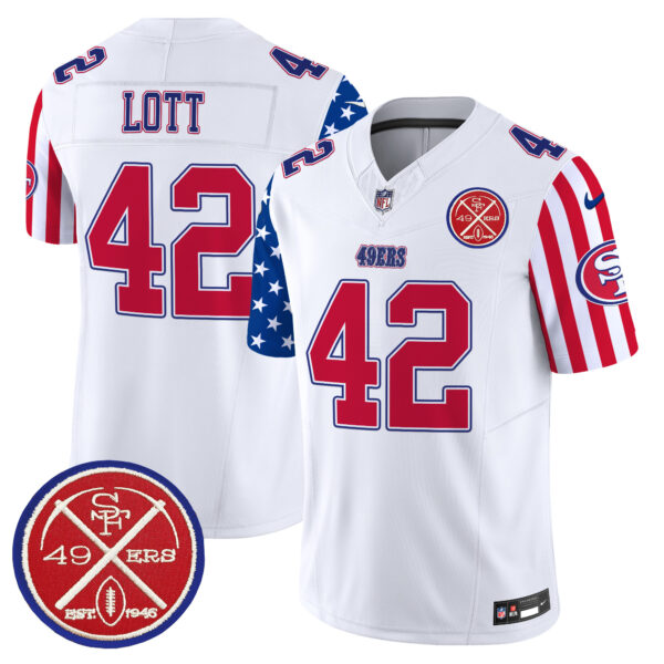 Men's 49ers American Style Vapor Limited Jersey - All Stitched - Image 9