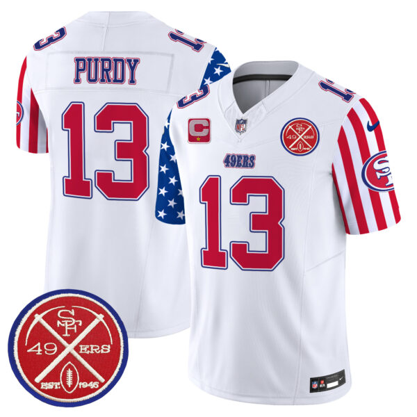 Men's 49ers American Style Vapor Limited Jersey - All Stitched - Image 3
