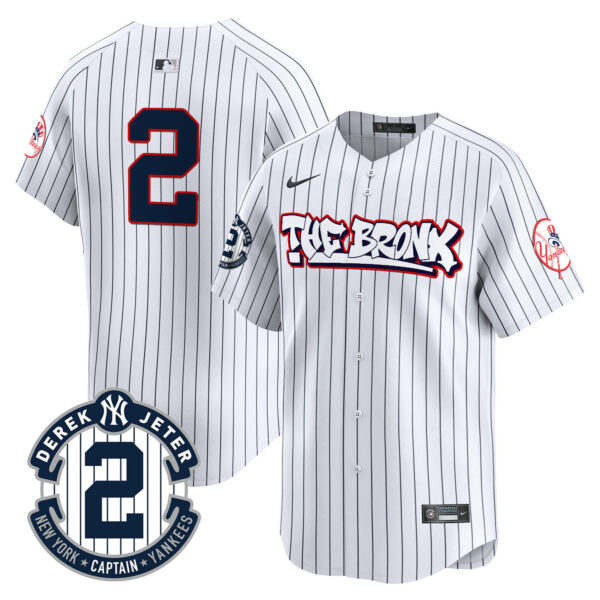 Men's New York Yankees The Bronx Graffiti Vapor Premier Limited Jersey V8 - All Stitched - Image 12