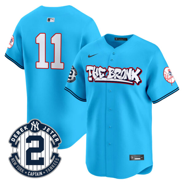 Men's New York Yankees The Bronx Graffiti Vapor Premier Limited Jersey V8 - All Stitched - Image 26