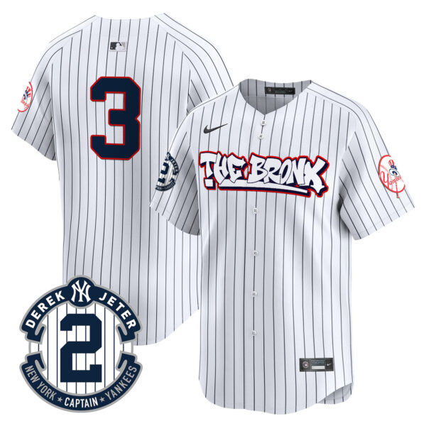 Men's New York Yankees The Bronx Graffiti Vapor Premier Limited Jersey V8 - All Stitched - Image 11