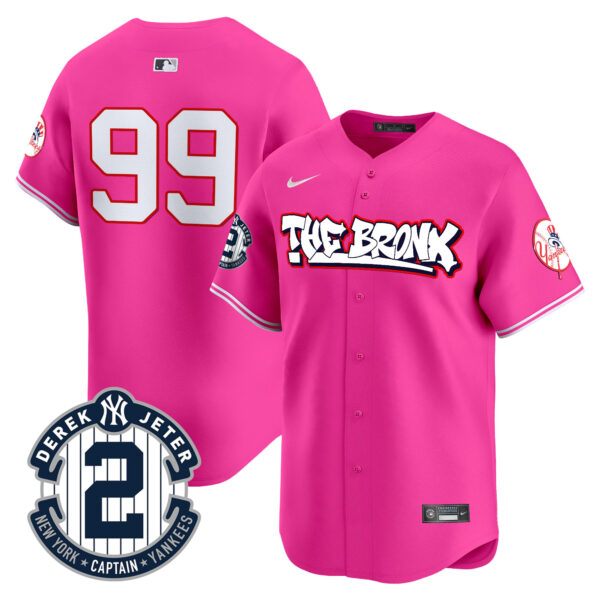 Men's New York Yankees The Bronx Graffiti Vapor Premier Limited Jersey V8 - All Stitched - Image 33
