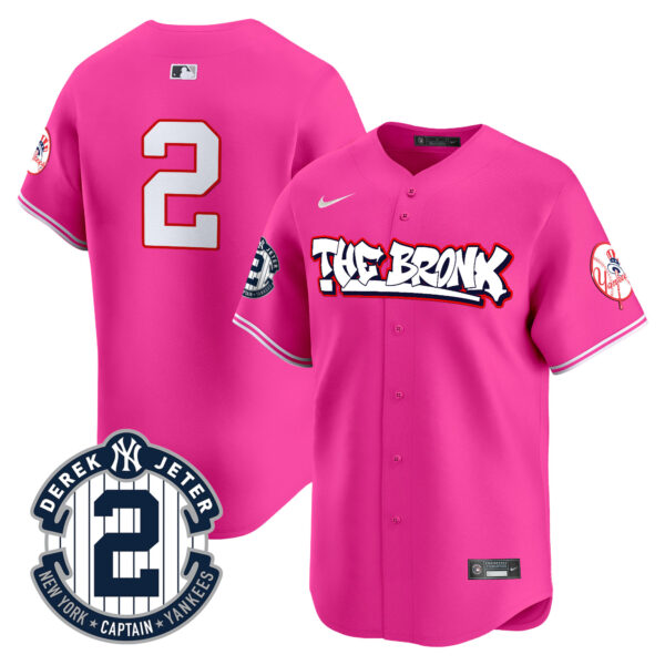 Men's New York Yankees The Bronx Graffiti Vapor Premier Limited Jersey V8 - All Stitched - Image 36