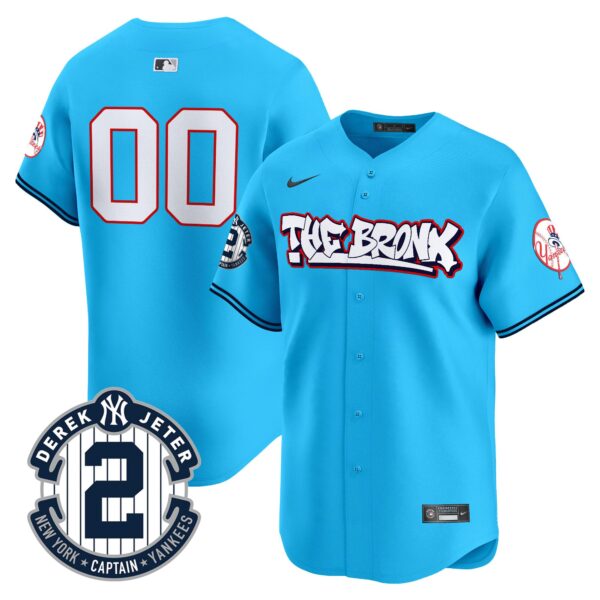 New York Yankees The Bronx Graffiti Vapor Premier Limited Custom Jersey V8 - All Stitched - Image 4