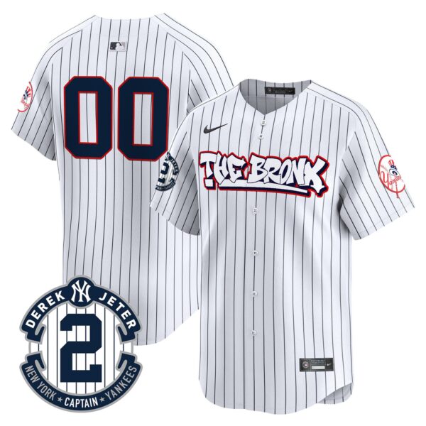 New York Yankees The Bronx Graffiti Vapor Premier Limited Custom Jersey V8 - All Stitched - Image 2