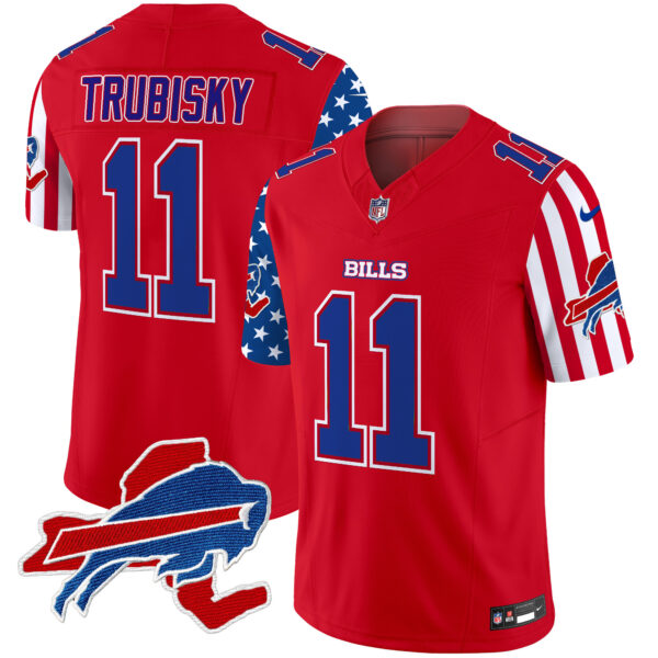Men's Bills 2025 Independence Day Vapor Premier Limited Jersey - All Stitched - Image 11