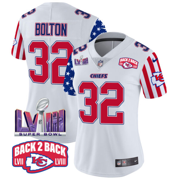 Women's Chiefs American Style Vapor Limited Jersey - All Stitched - Image 6