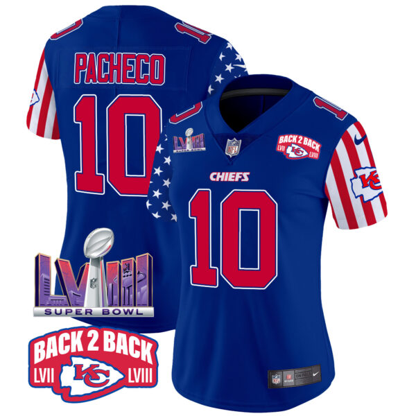 Women's Chiefs American Style Vapor Limited Jersey - All Stitched - Image 20