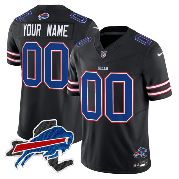 Bills New York Patch Vapor Limited Custom Jersey V3 - All Stitched - Image 6
