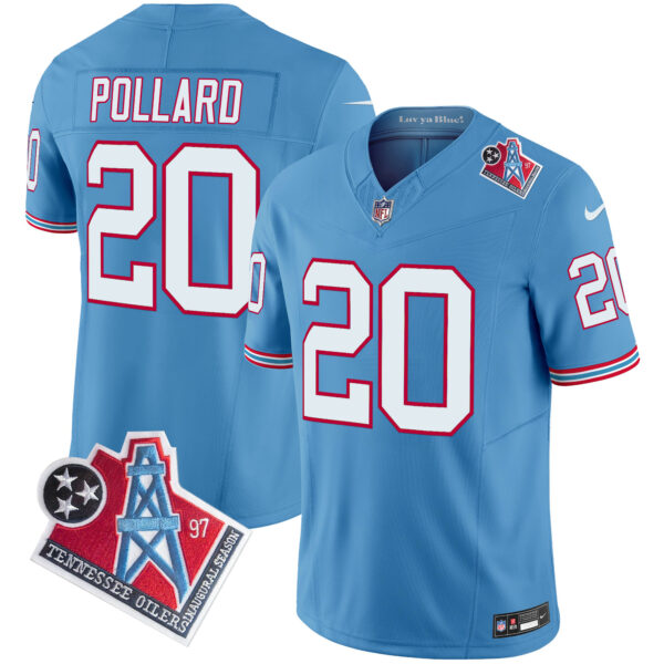Men's Titans 1997 Throwback Vapor Limited Jersey - All Stitched - Image 15