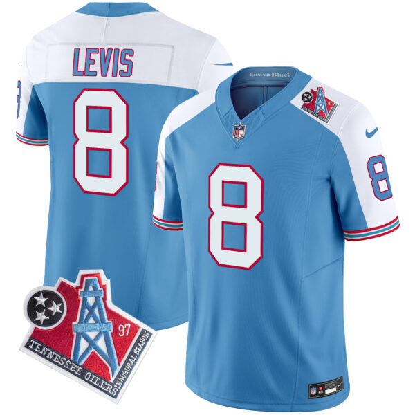 Men's Titans 1997 Throwback Vapor Limited Jersey - All Stitched - Image 4